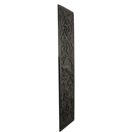 11 1/4 Inch Cockateel Bird and Flower Push Plate