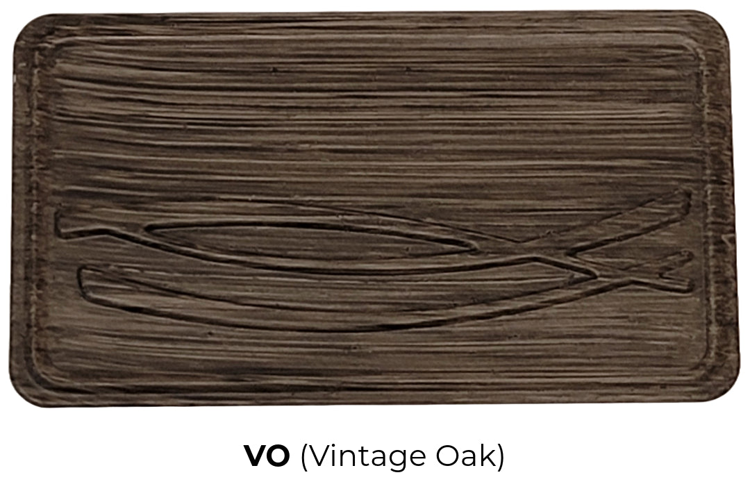 12 Inch down Rod Vintage Oak Wind River