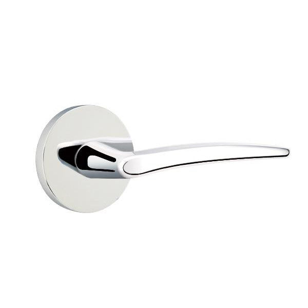 Emtek Solid Brass Poseidon Lever With Disk Rosette (Several Finish Options) EMTEK