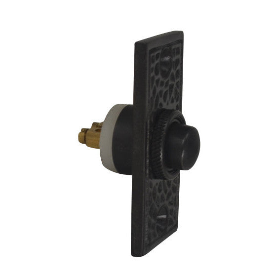 Arts & Crafts Style Door Bell In Solid Brass