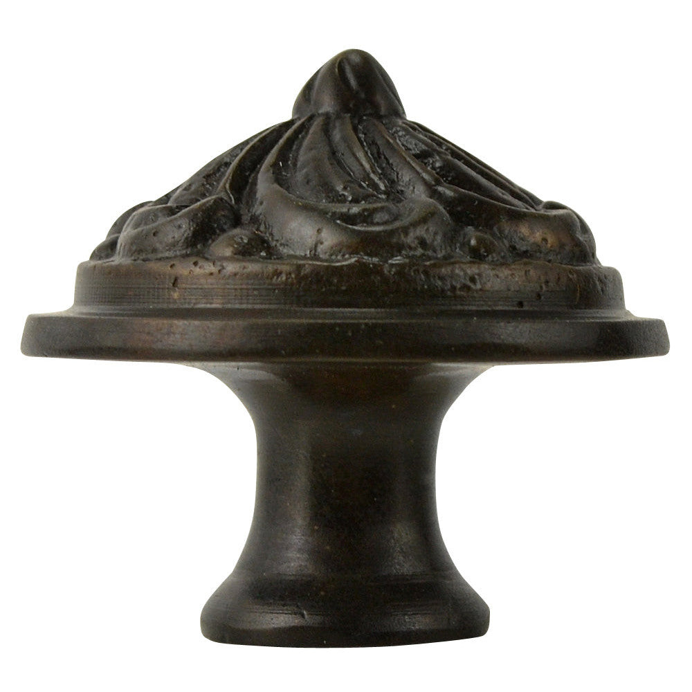 1 2/5 Inch Solid Brass Baroque / Rococo Cabinet & Furniture Knob