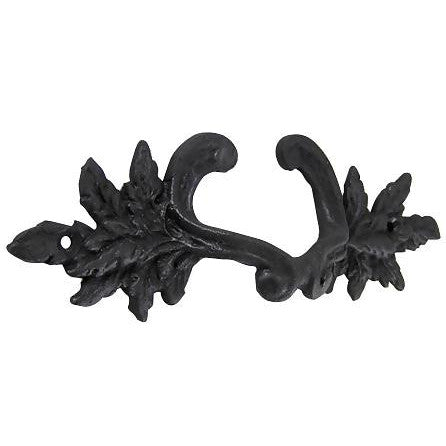 6 Inch (4 3/8 Inch C-C) Solid Brass Ornate French Leaves Pull