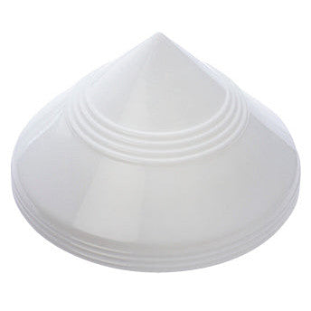 Art Deco Glass Shade Overhead Light Fixture (Antique Brass Finish) COPPER MOUNTAIN HARDWARE