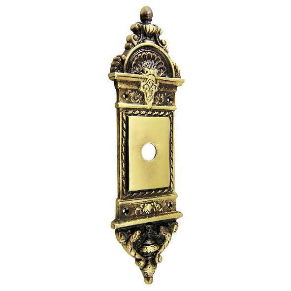L'Enfant Solid Brass Small Backplate (Several Finishes Available)