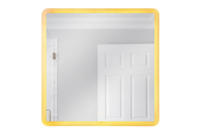 ##Antique Hardware## 36" x 36" Sqaure LED Mirror (Chassis)