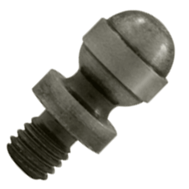 1/2 Inch Solid Brass Acorn Tip Cabinet Finial (Antique Nickel Finish) DELTANA