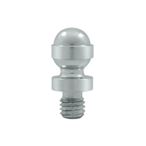 1/2 Inch Solid Brass Acorn Tip Cabinet Finial (Chrome Finish) DELTANA