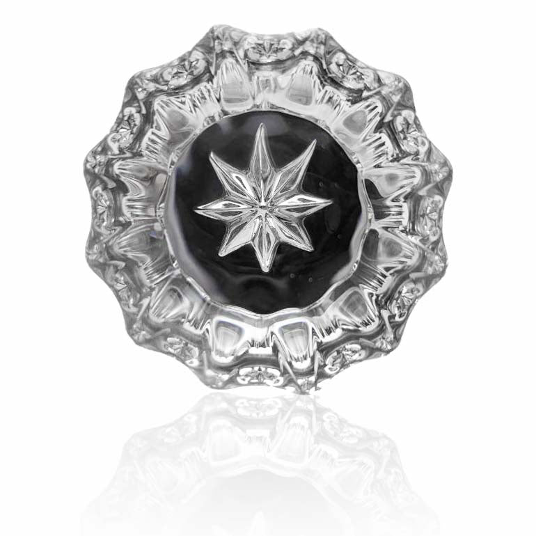 Traditional Crystal Knob Wall Mount Robe Hook (Several Finish Options) COPPER MOUNTAIN HARDWARE